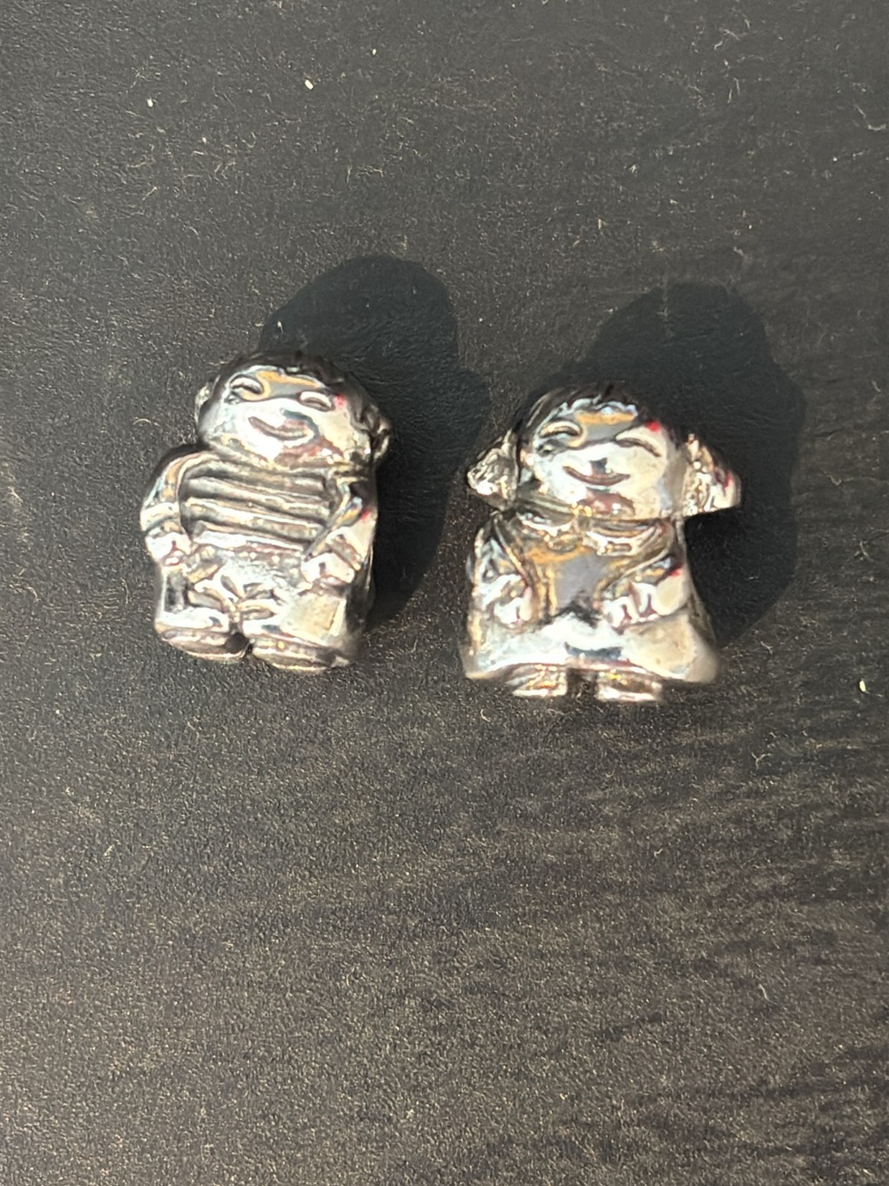 Authentic retired Pandora charms pair of two - 1 boy and 1 girl